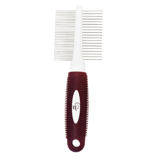 Grzebień plastikowy dwustronny dla psów