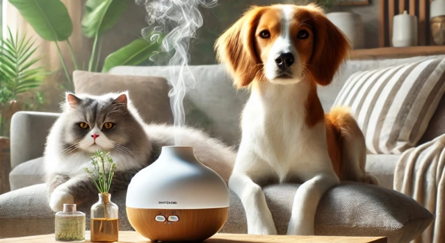 Aromaterapia dla psów i kotów: korzyści, zastosowania i bezpieczeństwo