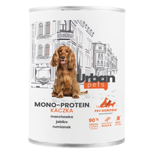 Karma mokra dla psów Urban Pets Mono Protein kaczka 800 g
