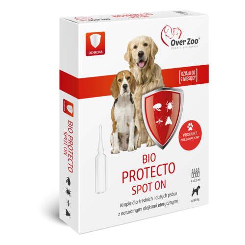 Preparat dla  psów średnich i dużych przeciw pasożytom Bio Protecto Spot On