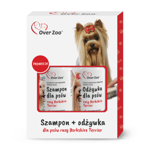 Zestaw dla psów rasy Yorkshire Terrier (szampon 250 ml + odżywka 240 ml)