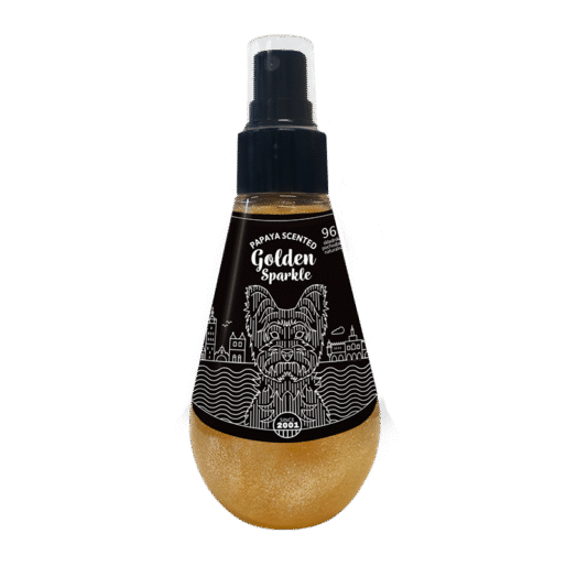 Golden Sparkle perfumy dla psów z brokatem 150 ml