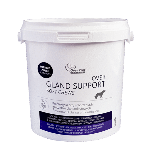 Over Gland Support Soft Chews (żujki) 150 g - wspomaga prawidłowe funkcjonowanie gruczołów okołoodbytowych