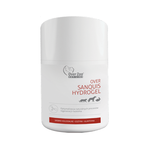 Over Sanquis Hydrogel 50 g - wspomaga regenerację naskórka psów i kotów