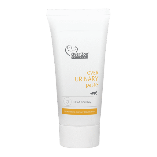 OVER Urinary Paste 50 g - wspiera prawidłową pracę układu moczowego kotów
