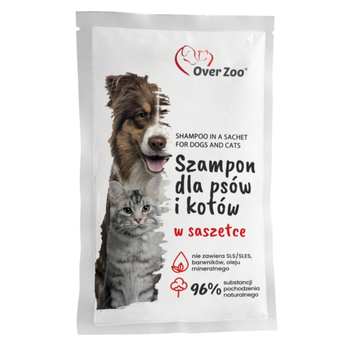 Szampon dla psów i kotów w saszetce 20 ml