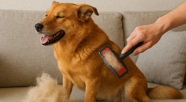 Sposoby na ograniczenie linienia u psów