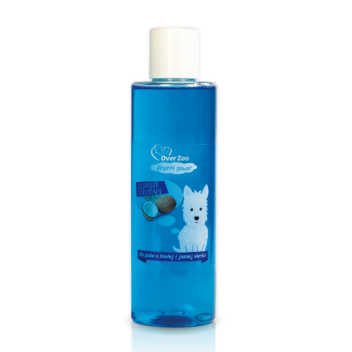 Szampon kokosowy dla psów o białej i jasnej sierści 200 ml