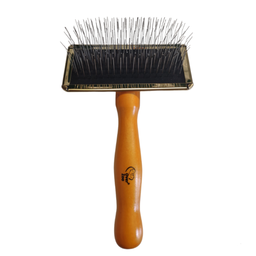 Szczotka z długimi igłami dla psów i kotów M